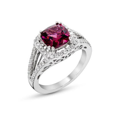 Cubic, Silver Engagement Wedding Band Ring